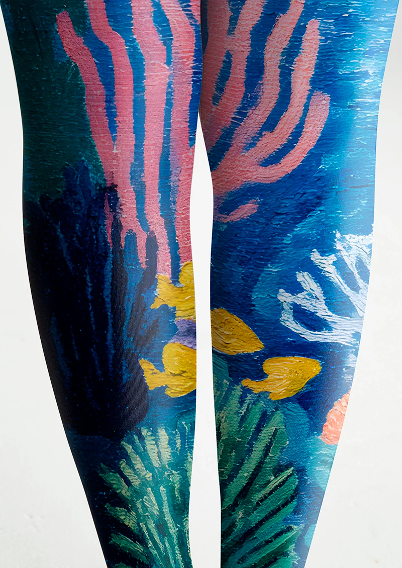 Viken Plan Underwater World Tights Hosiery Pantyhose - Image 5