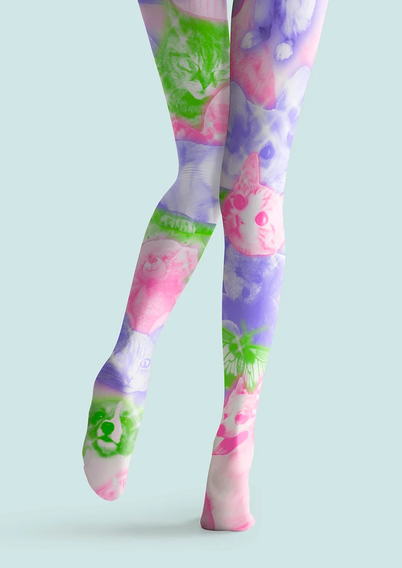 Viken Plan Y2K Totem Tights Hosiery Pantyhose - Image 5
