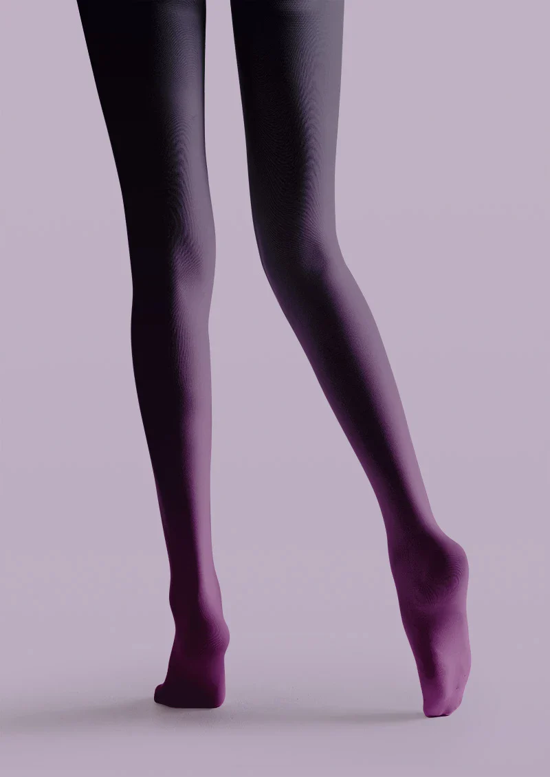 Viken Plan Violet Curve Graphic Tights Hosiery Pantyhose - Image 4
