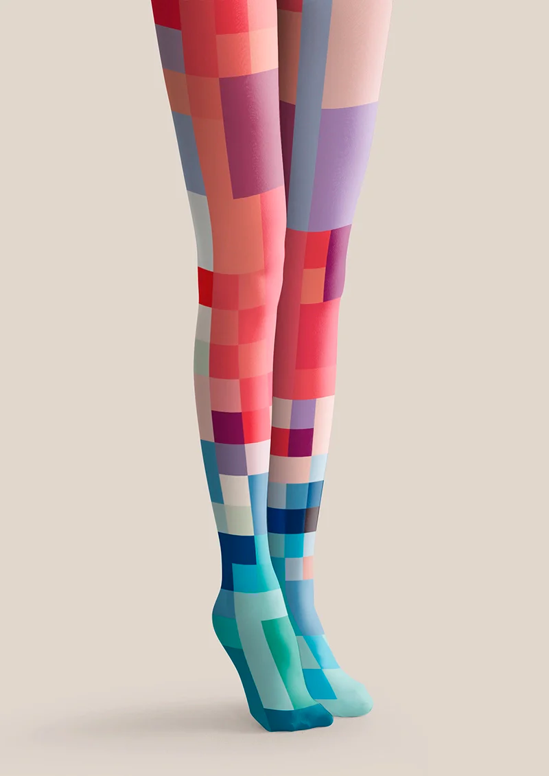 Viken Plan Bounce Geometry Tights Hosiery Pantyhose