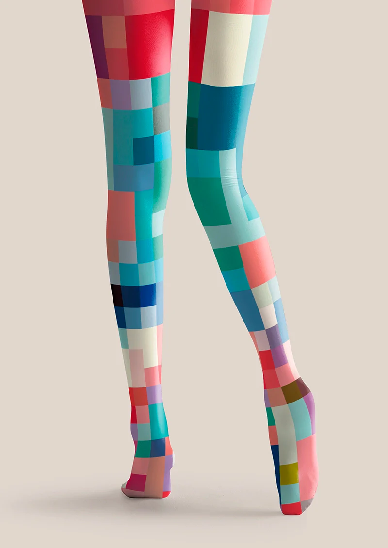 Viken Plan Bounce Geometry Tights Hosiery Pantyhose - Image 5