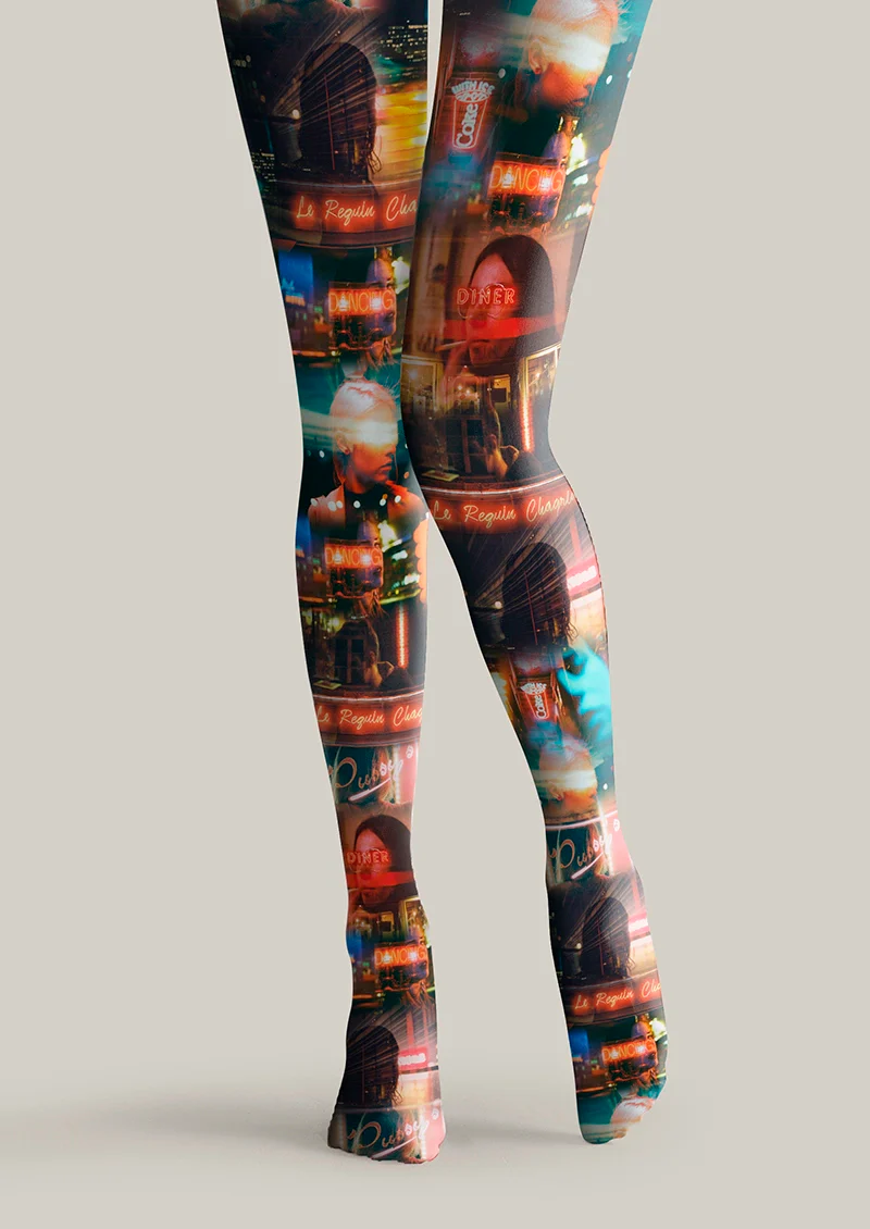 Viken Plan Urban Shards Tights Hosiery Pantyhose