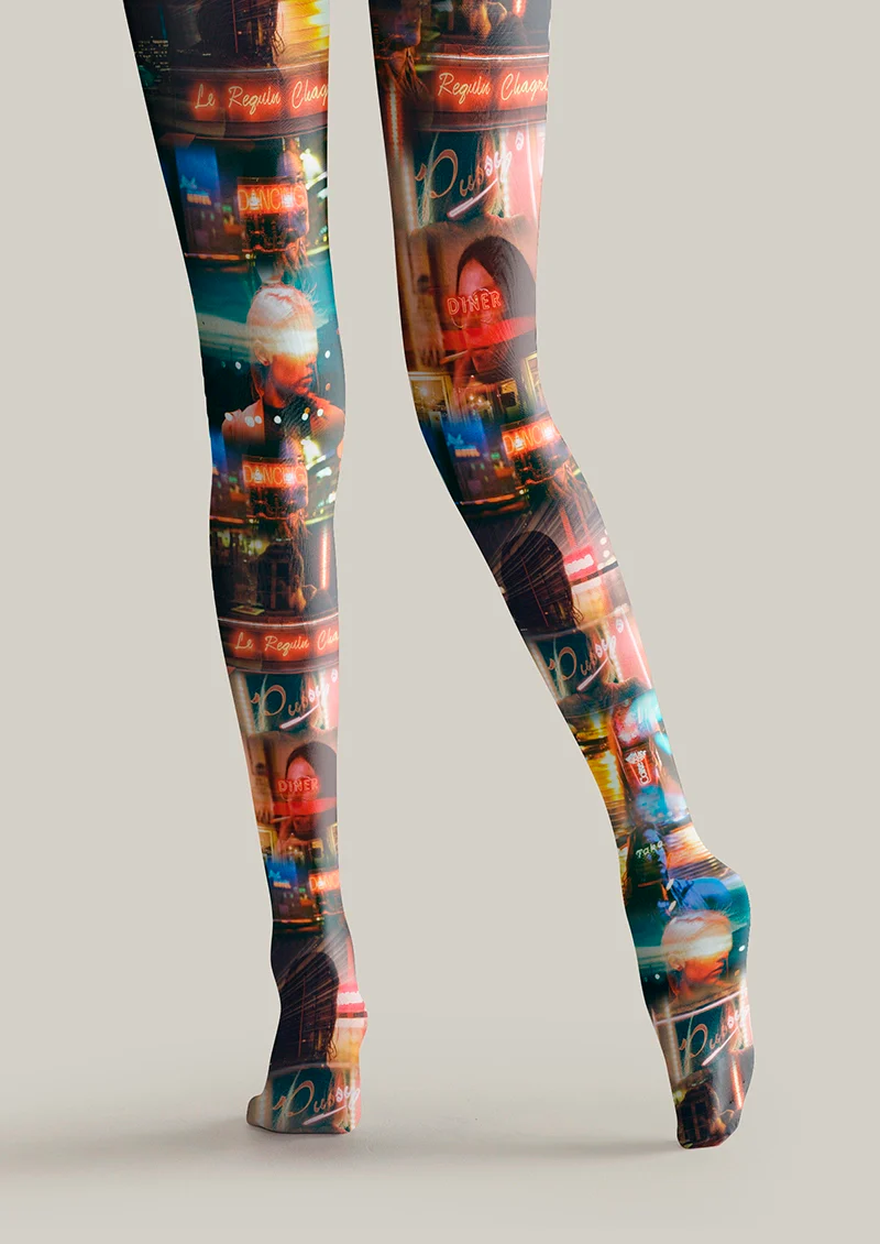 Viken Plan Urban Shards Tights Hosiery Pantyhose - Image 5