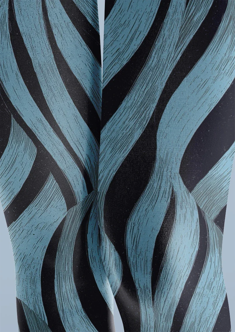 Viken Plan Blue Mirage Tights Hosiery Pantyhose - Image 5