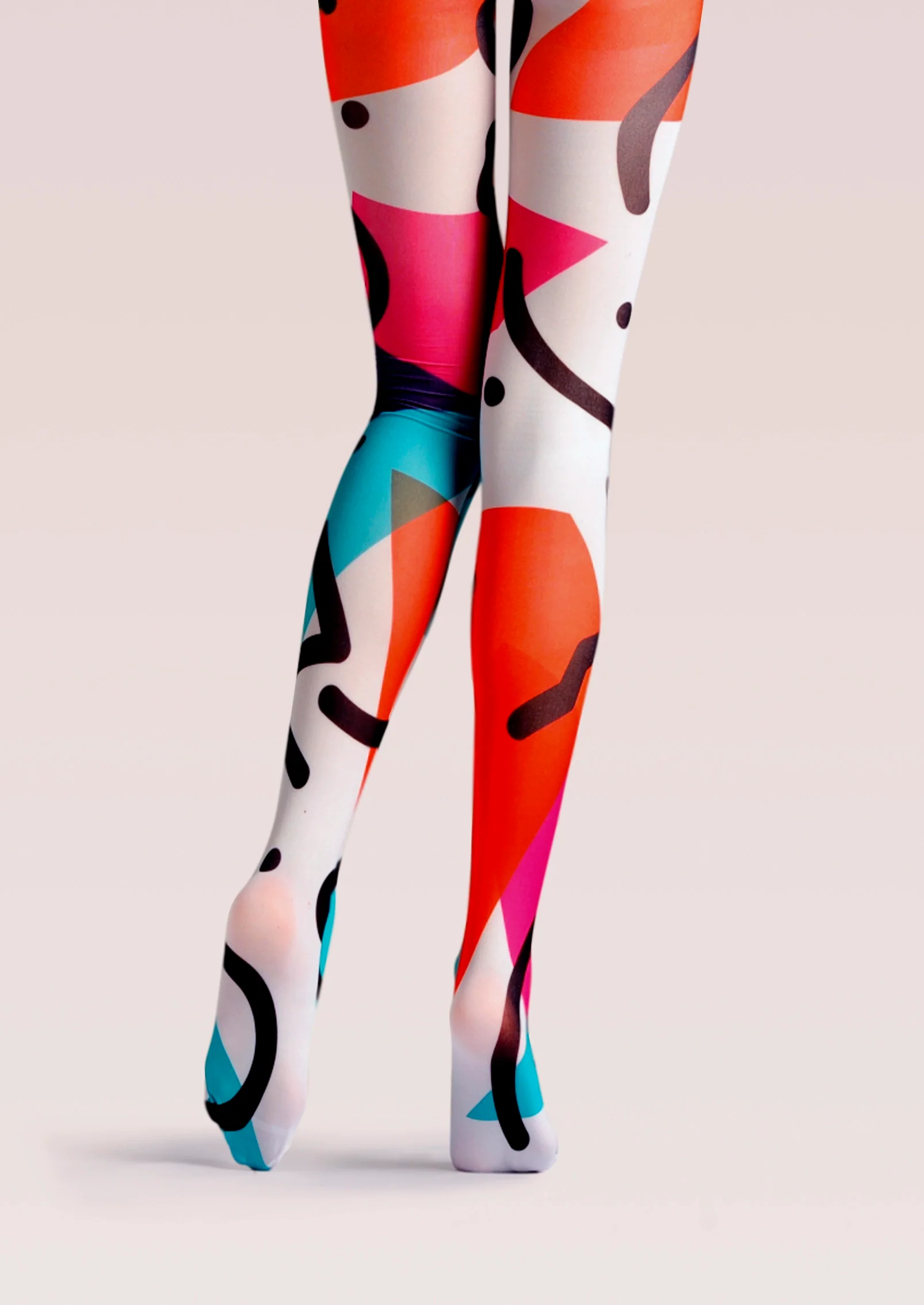 Viken Plan Bouncy Fun Circle Tights Hosiery Pantyhose - Image 4