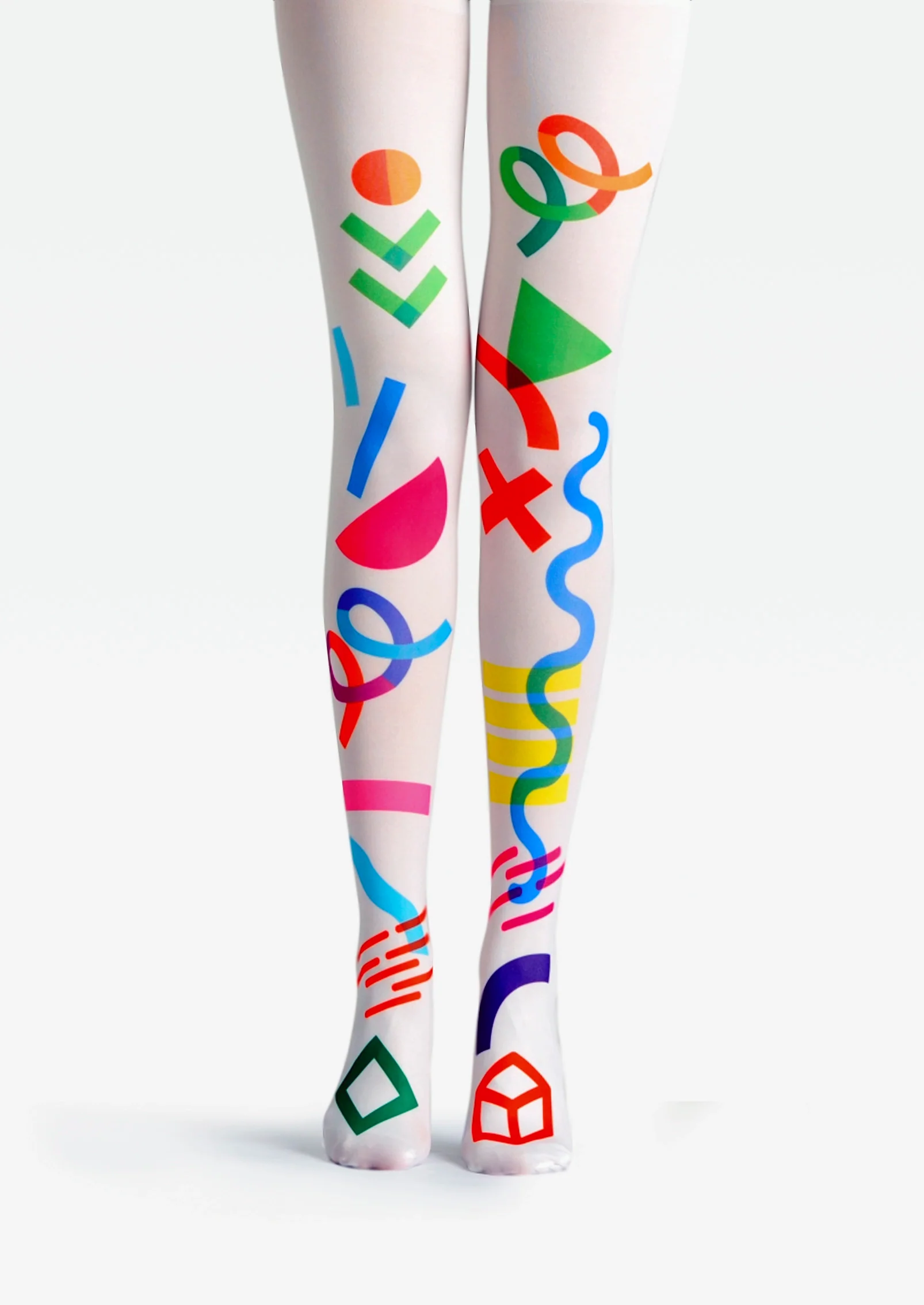 Viken Plan PopArt Print Tights Colorful Pantyhose/Tights [Candy Doctrine] - Image 3