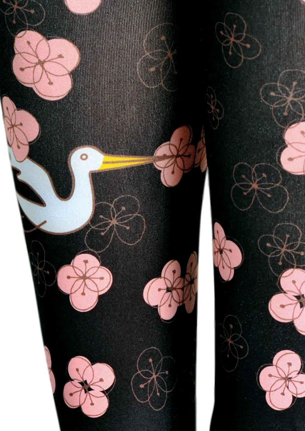 Viken Plan Cherry Blossoms Print Tights Hosiery Pantyhose - Image 6