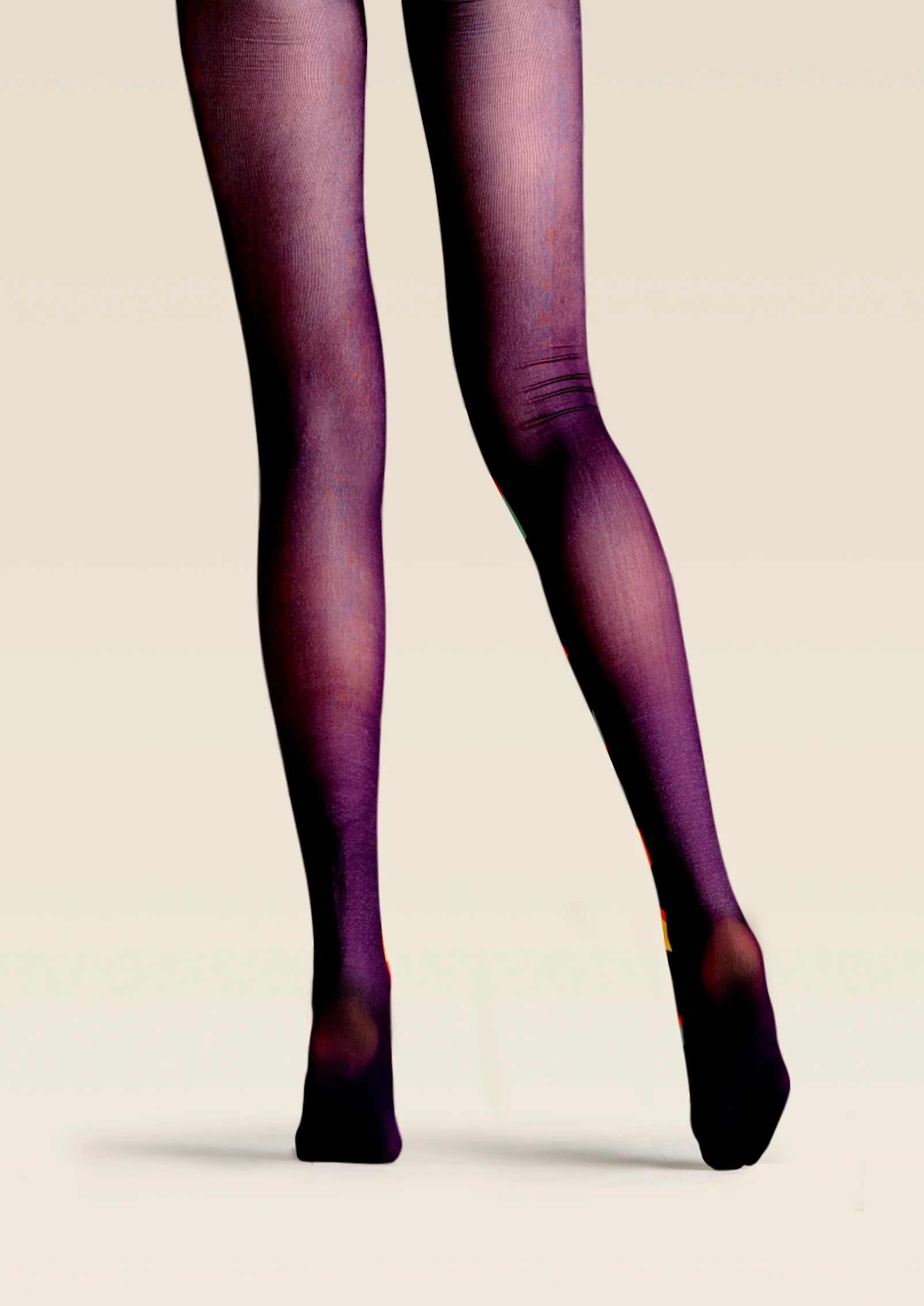 Viken Plan Fun Print Tights Art Pantyhose/Tights [Chir-dragon] - Image 3