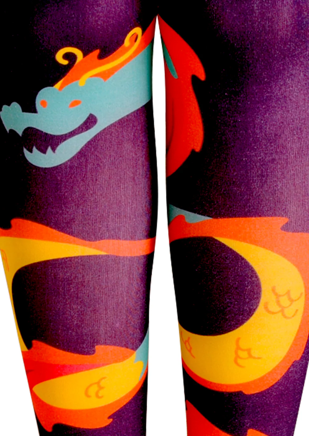 Viken Plan Fun Print Tights Art Pantyhose/Tights [Chir-dragon] - Image 5