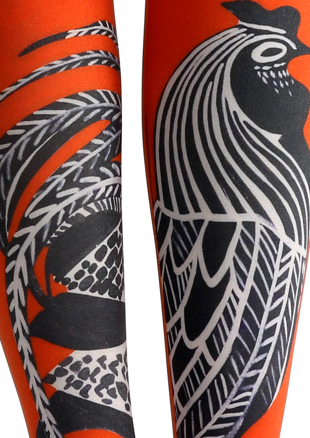 Viken Plan PopArt Print Tights Throwback Pantyhose/Tights [Cock crowing] - Image 5