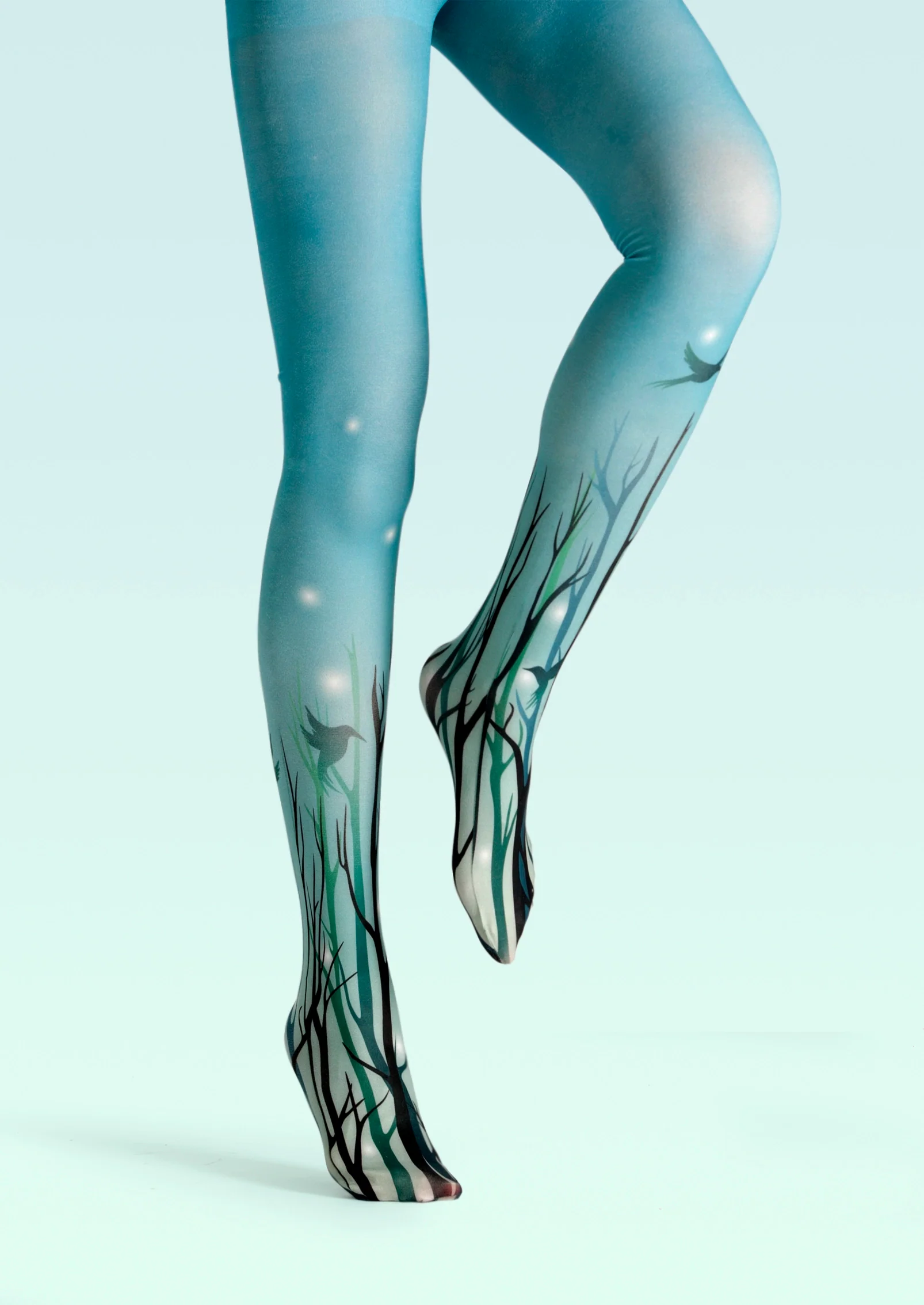 Viken Plan FireflyPrint Tights Hosiery Pantyhose - Image 3