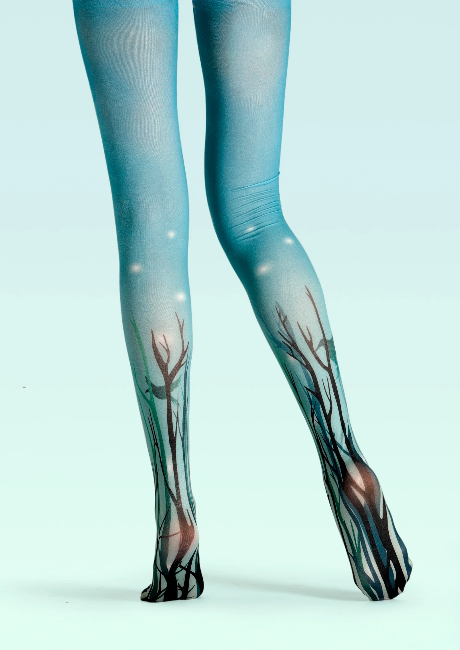 Viken Plan FireflyPrint Tights Hosiery Pantyhose - Image 4