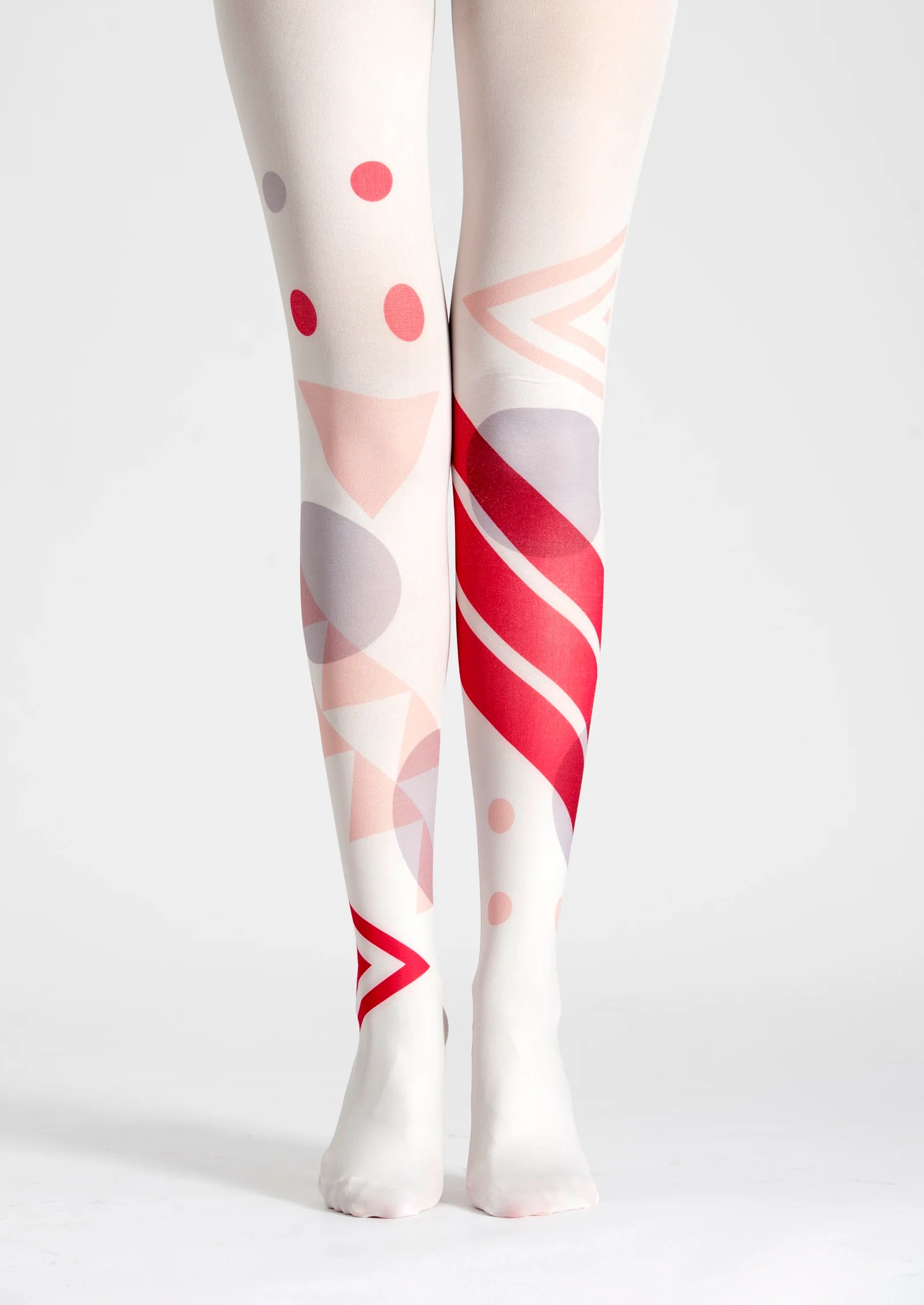 Viken Plan PopArt Print Tights Color Blocks Pantyhose/Tights [Freehand shape] - Image 3