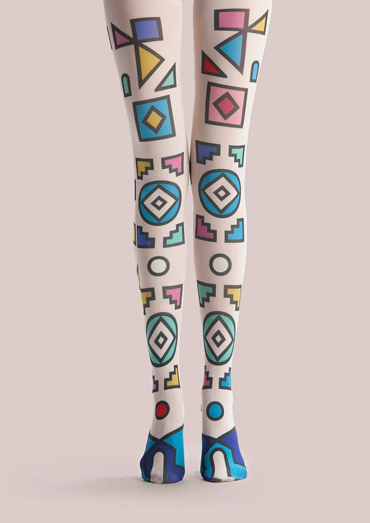 Viken Plan PopArt Print Tights Cute Pantyhose/Tights - Image 4