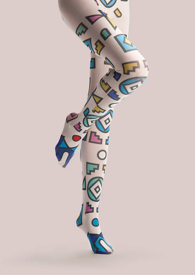 Viken Plan PopArt Print Tights Cute Pantyhose/Tights - Image 5