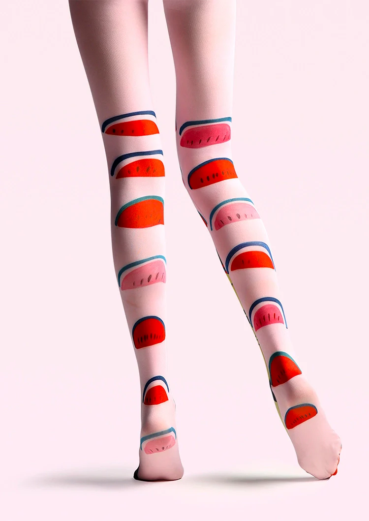 Viken Plan PopArt Print Tights Quirky Pantyhose/Tights [Mona Lisa] - Image 4