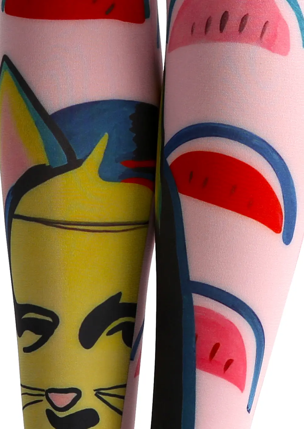 Viken Plan PopArt Print Tights Quirky Pantyhose/Tights [Mona Lisa] - Image 5