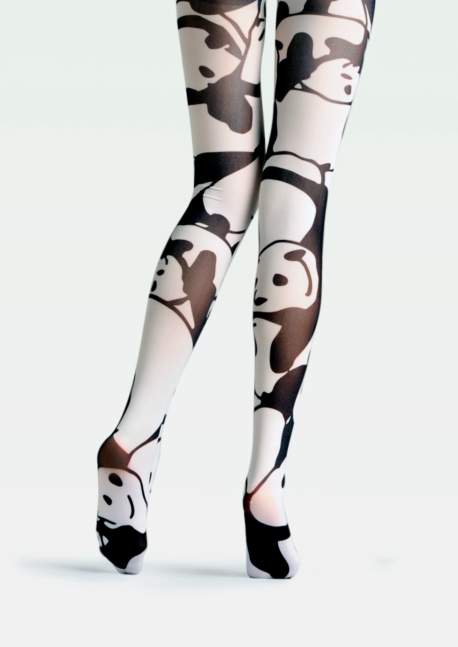 Viken Plan Fun art Print Tights Enjoyable Pantyhose/Tights [Panda Family] - Image 5