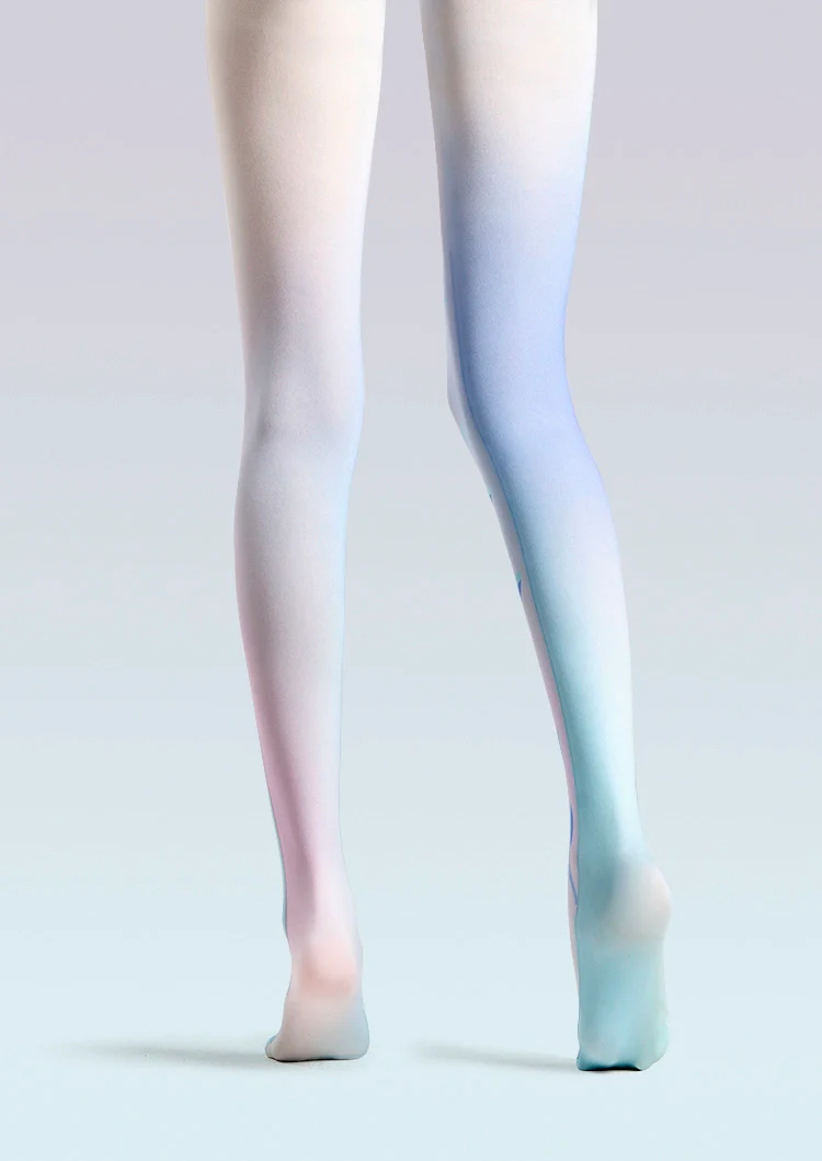 Viken Plan Art Print Aestheticism Pantyhose/Tights [Phantom leaf] - Image 3