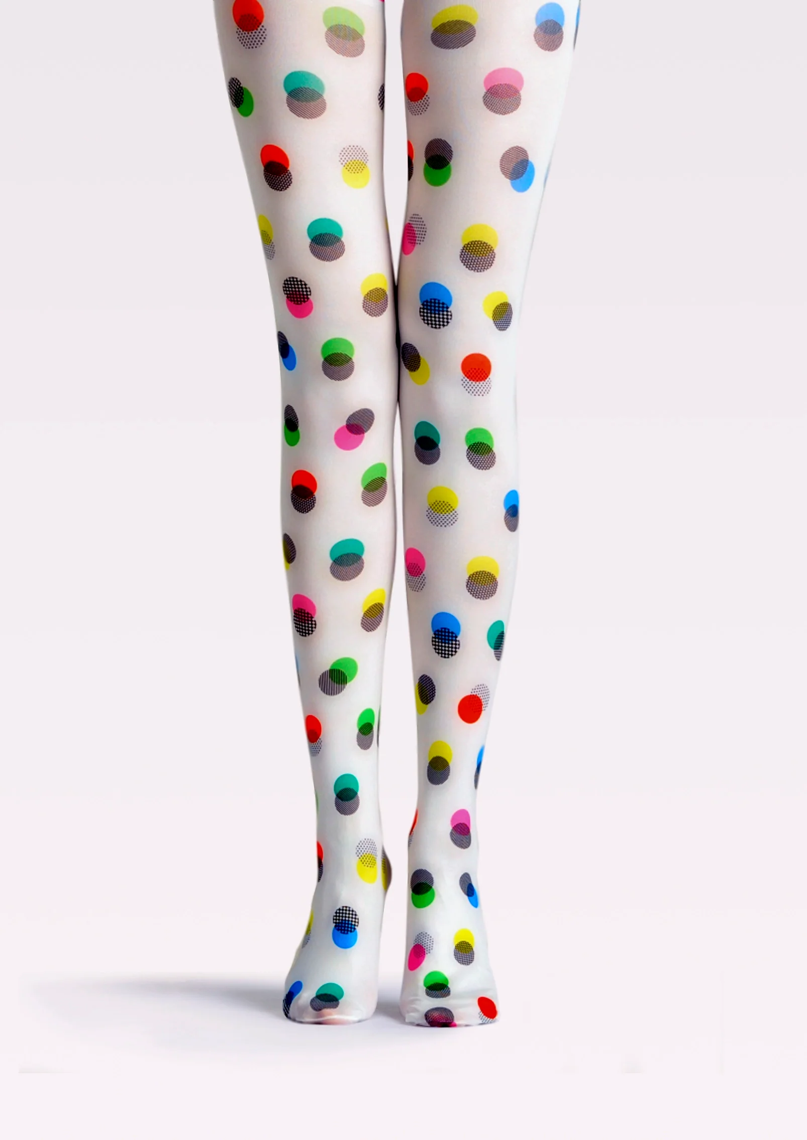 Viken Plan PopArt Print Tights Color Pantyhose/Tights [Polka dot candy] - Image 4