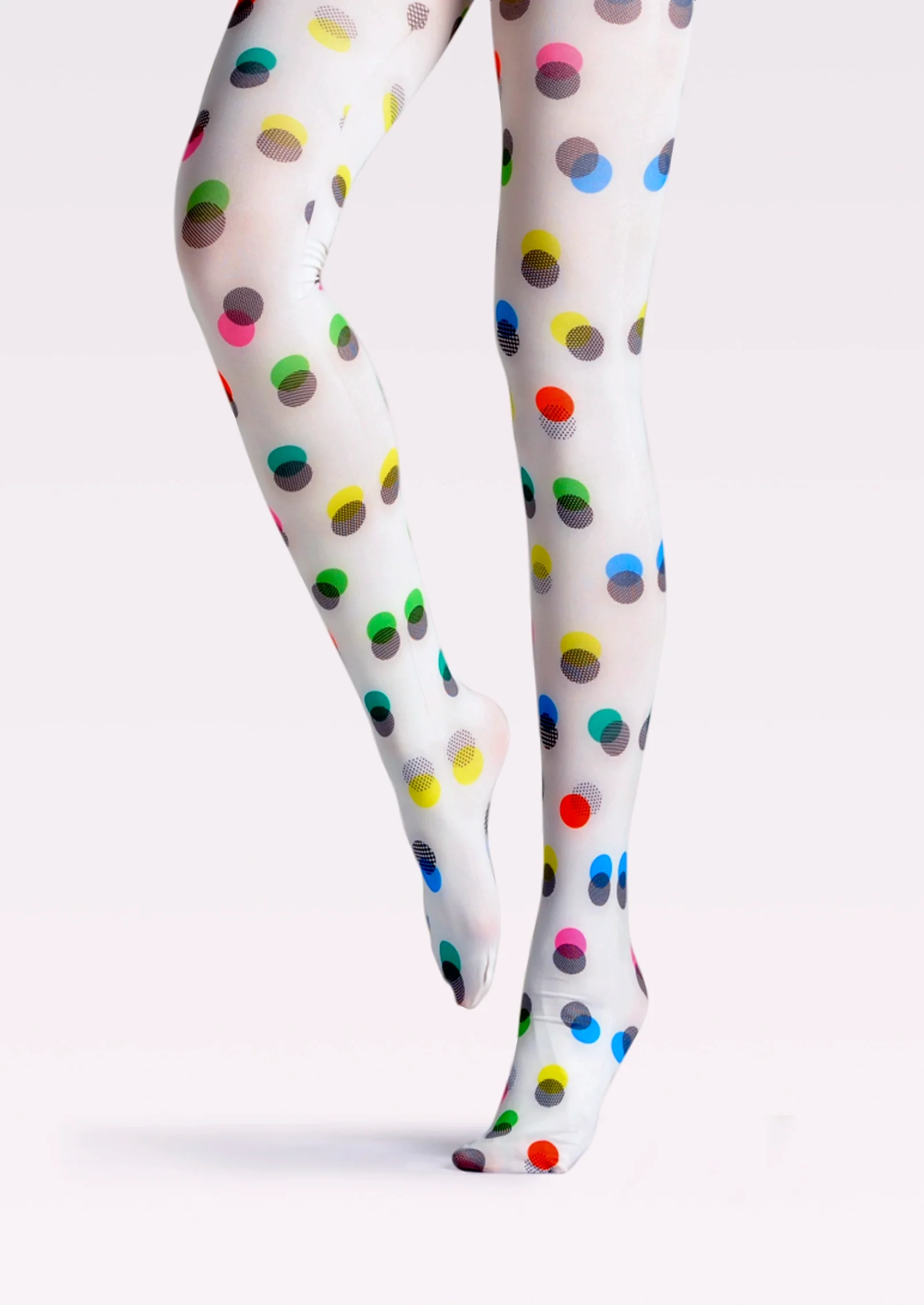 Viken Plan PopArt Print Tights Color Pantyhose/Tights [Polka dot candy] - Image 5