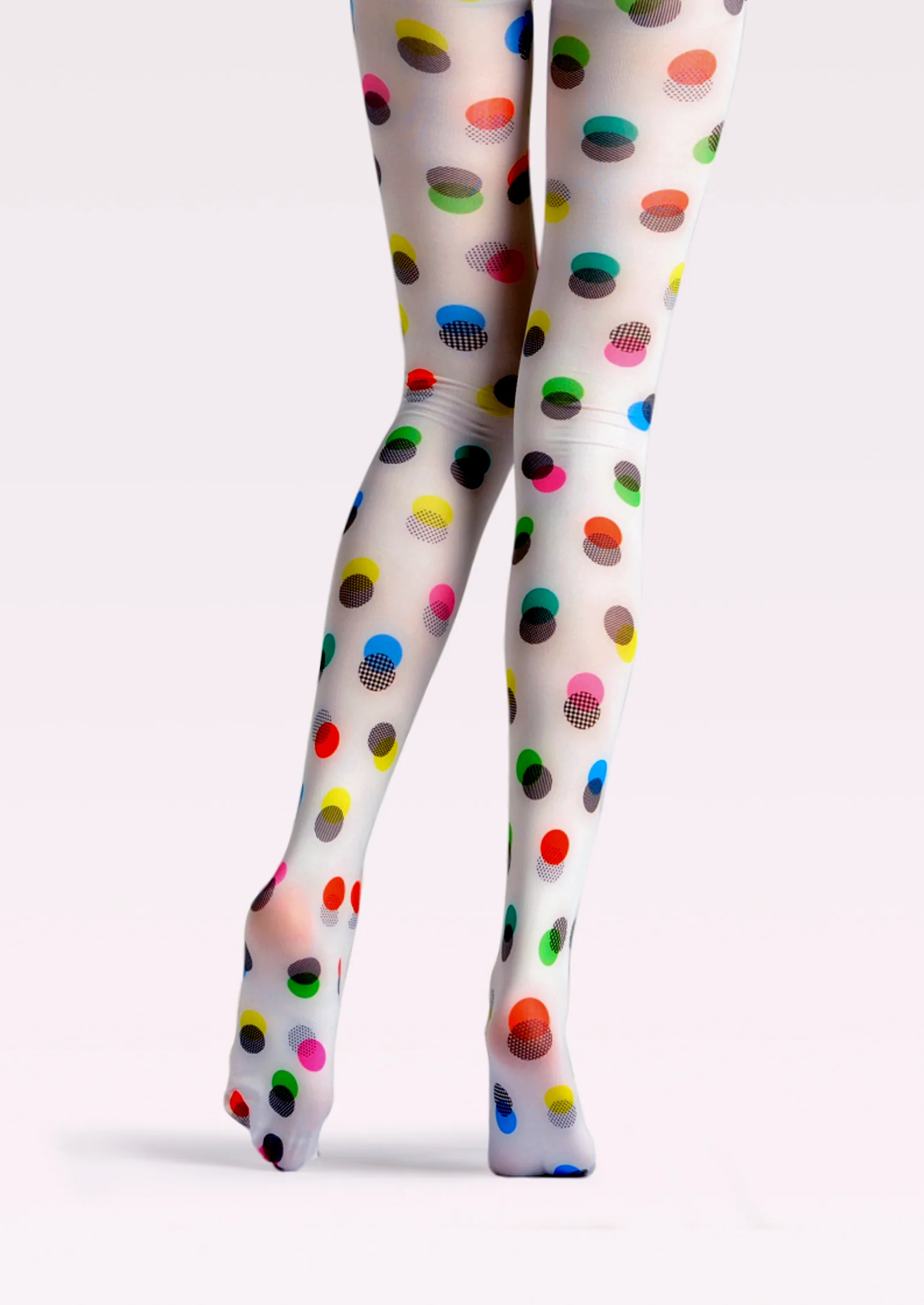 Viken Plan PopArt Print Tights Color Pantyhose/Tights [Polka dot candy] - Image 6