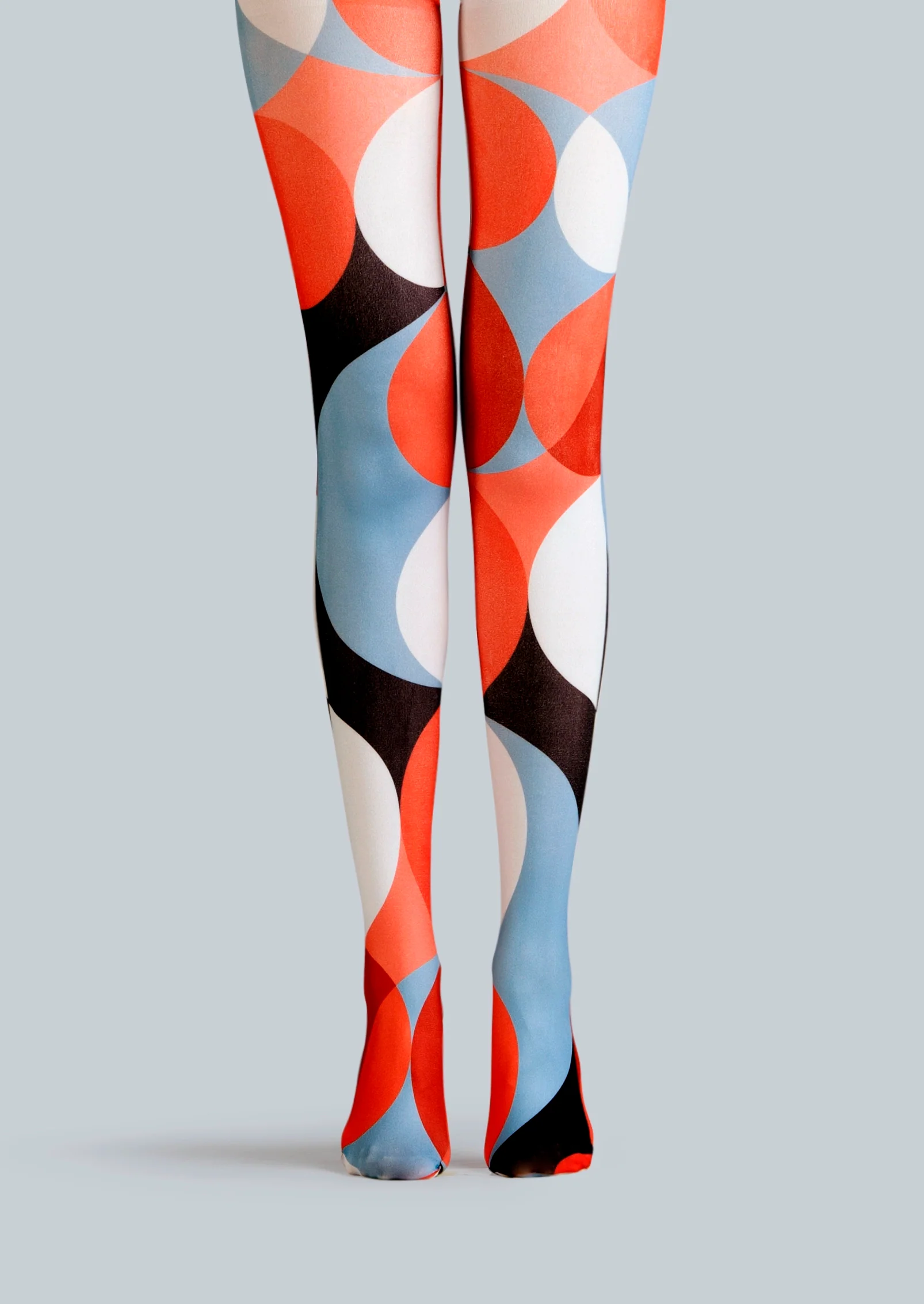 Viken Plan PopArt Print Tights Decorative design Pantyhose/Tights [Polka dot interleaved] - Image 3
