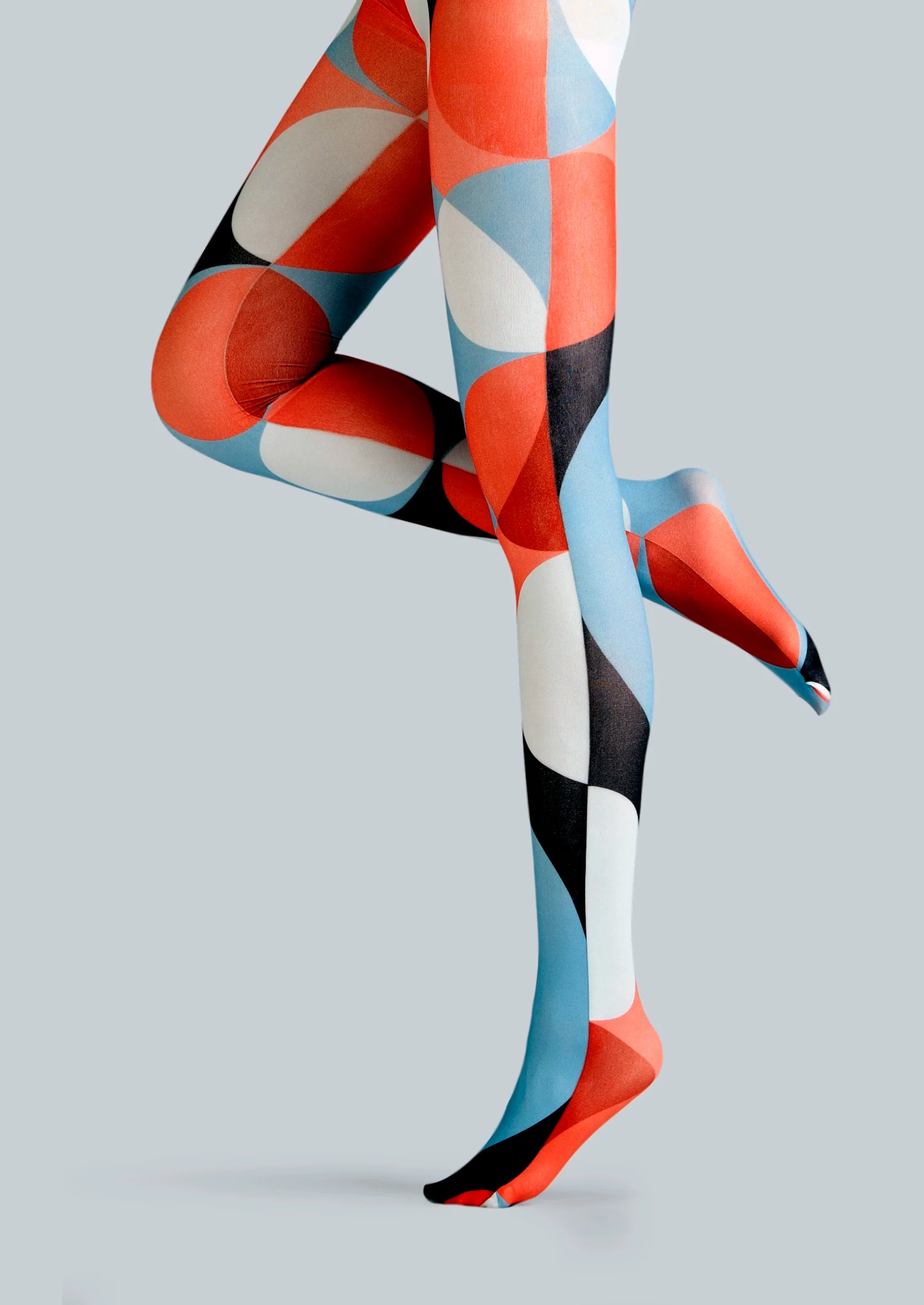 Viken Plan PopArt Print Tights Decorative design Pantyhose/Tights [Polka dot interleaved] - Image 4
