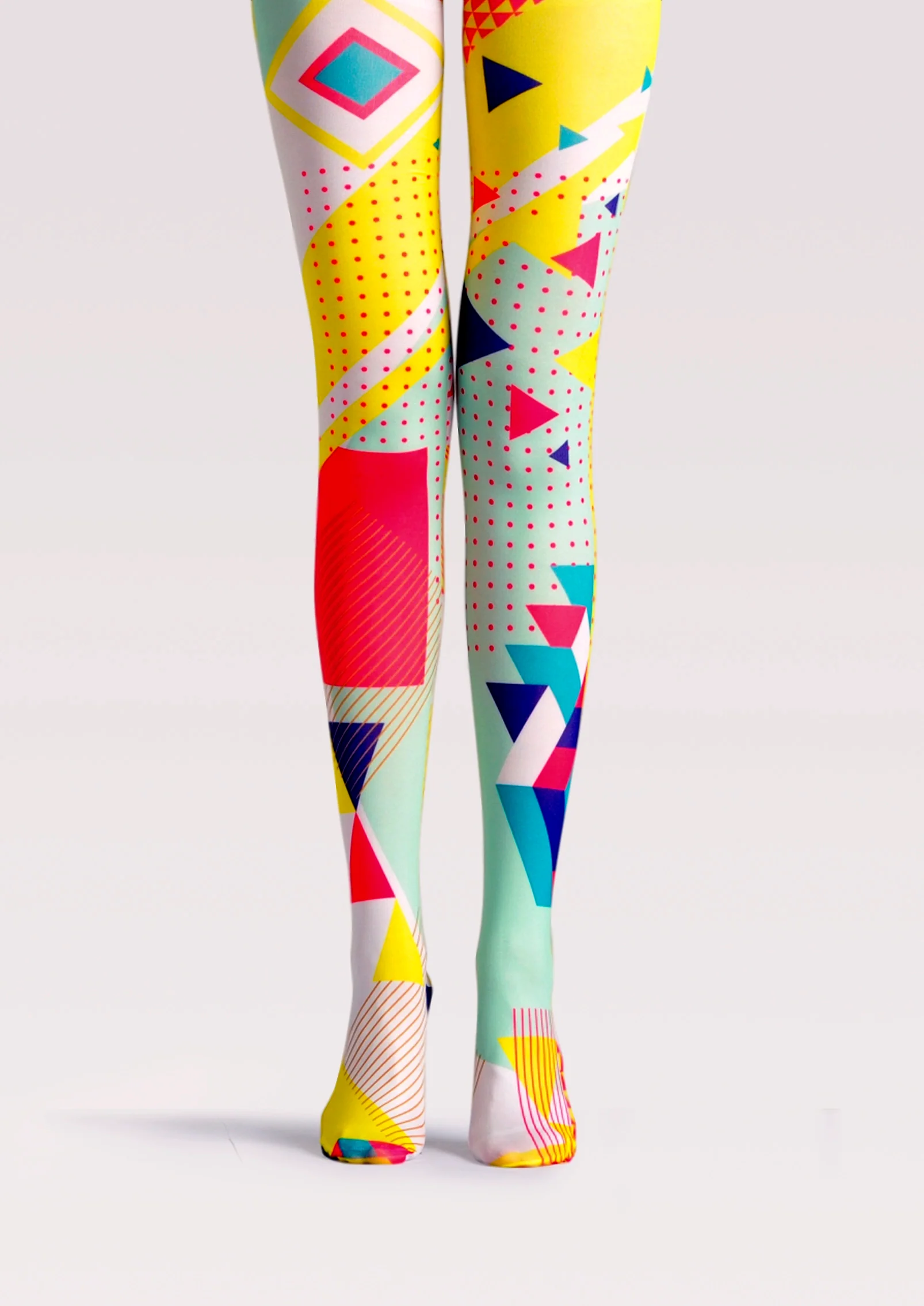Viken Plan Pop Art Distortion Tights Hosiery Pantyhose - Image 4