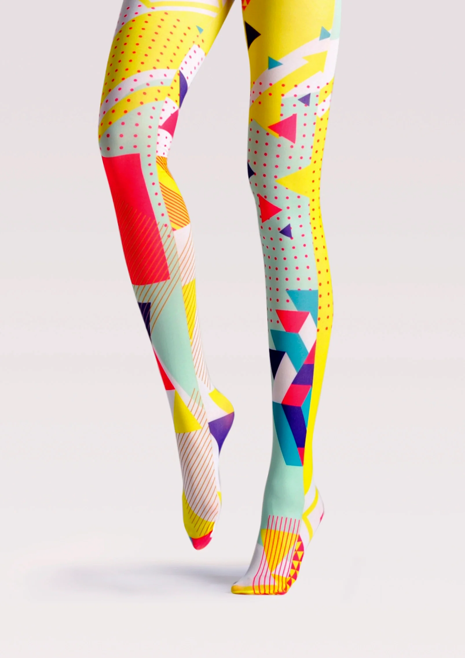 Viken Plan Pop Art Distortion Tights Hosiery Pantyhose - Image 5
