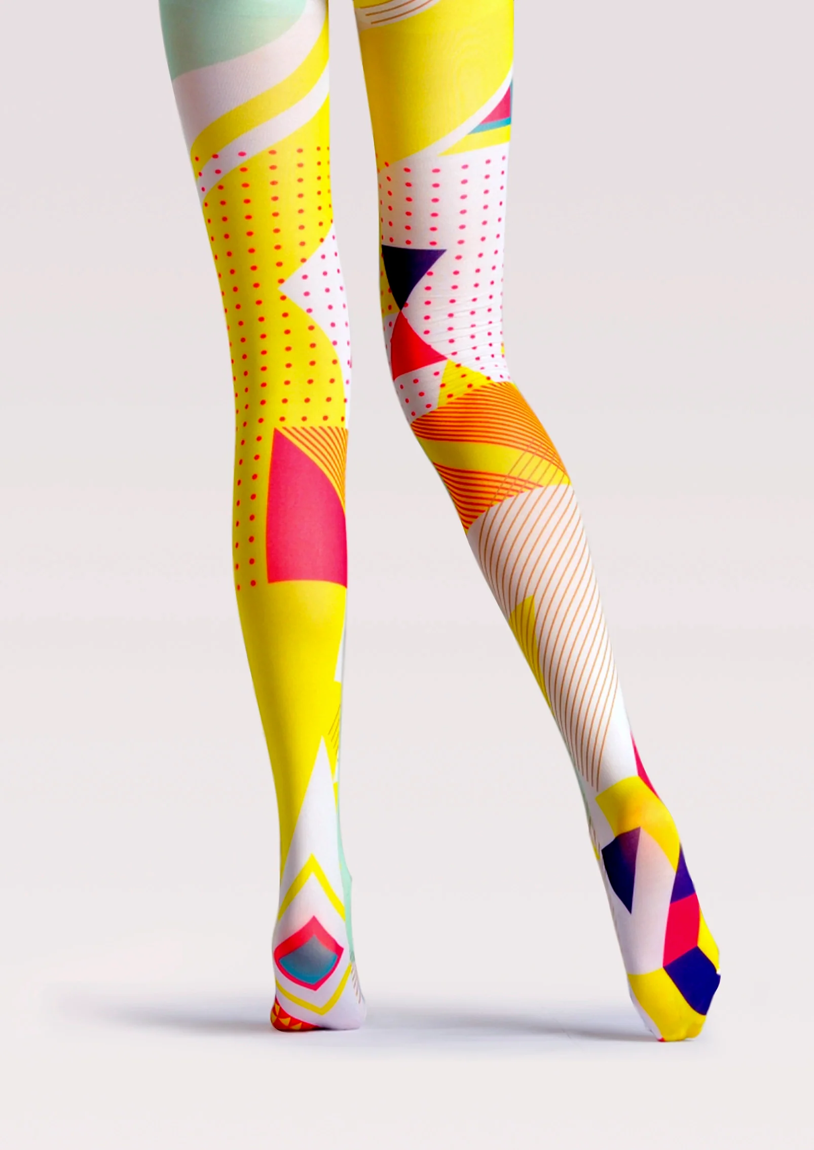 Viken Plan Pop Art Distortion Tights Hosiery Pantyhose - Image 6