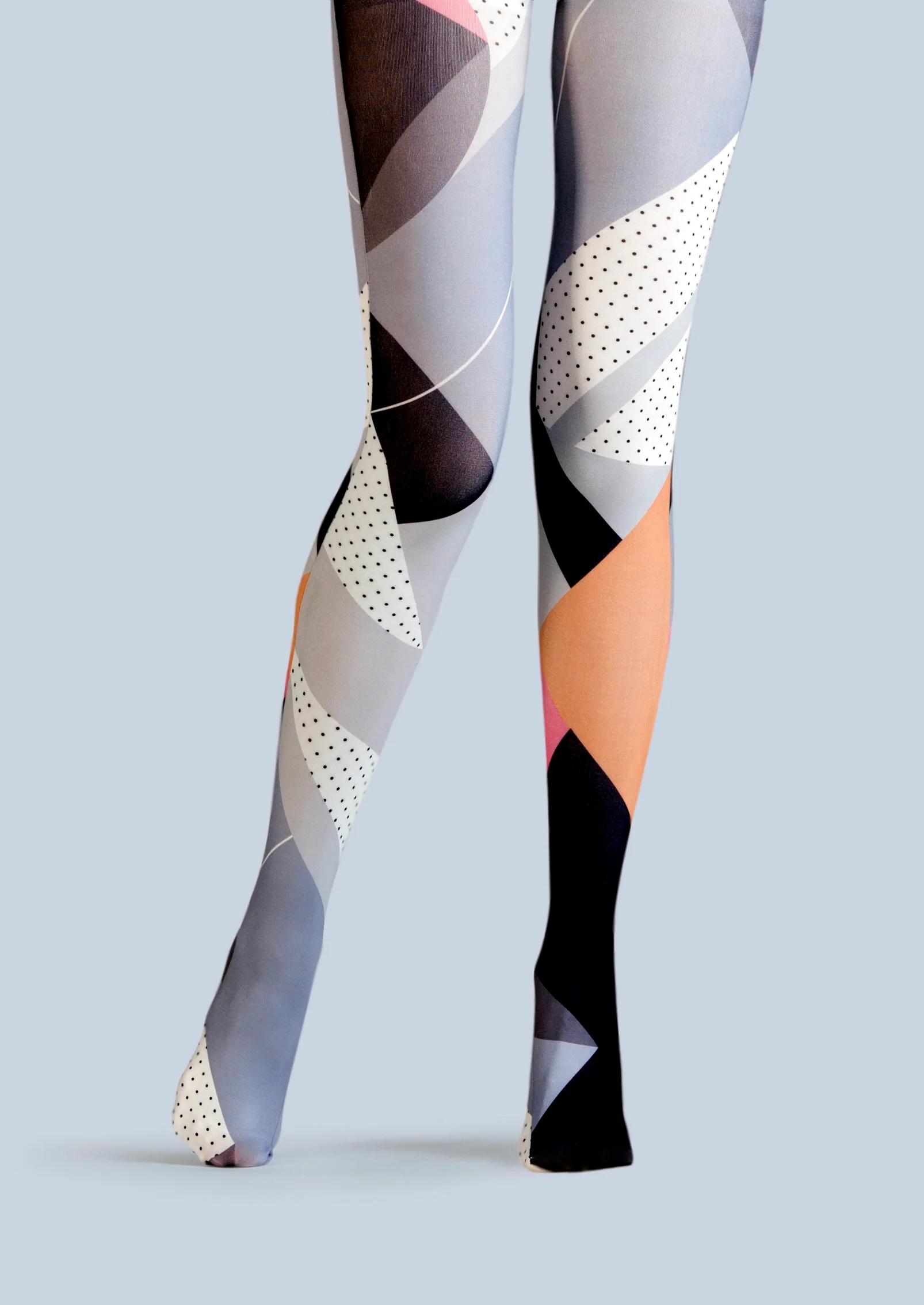 Viken Plan Popart Print Tights Personality Pantyhose/Tights [POP art eclipse] - Image 3