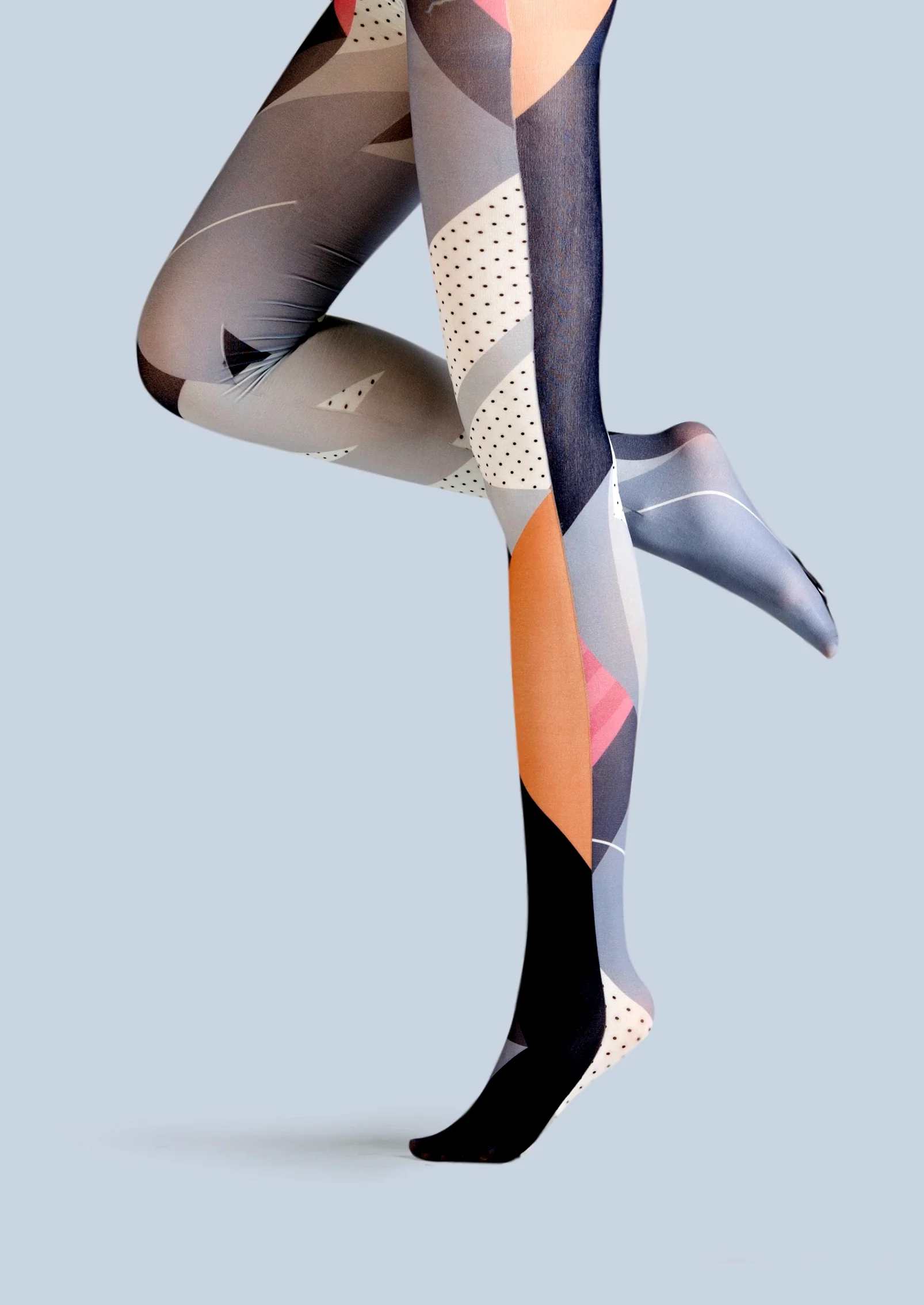 Viken Plan Popart Print Tights Personality Pantyhose/Tights [POP art eclipse] - Image 4
