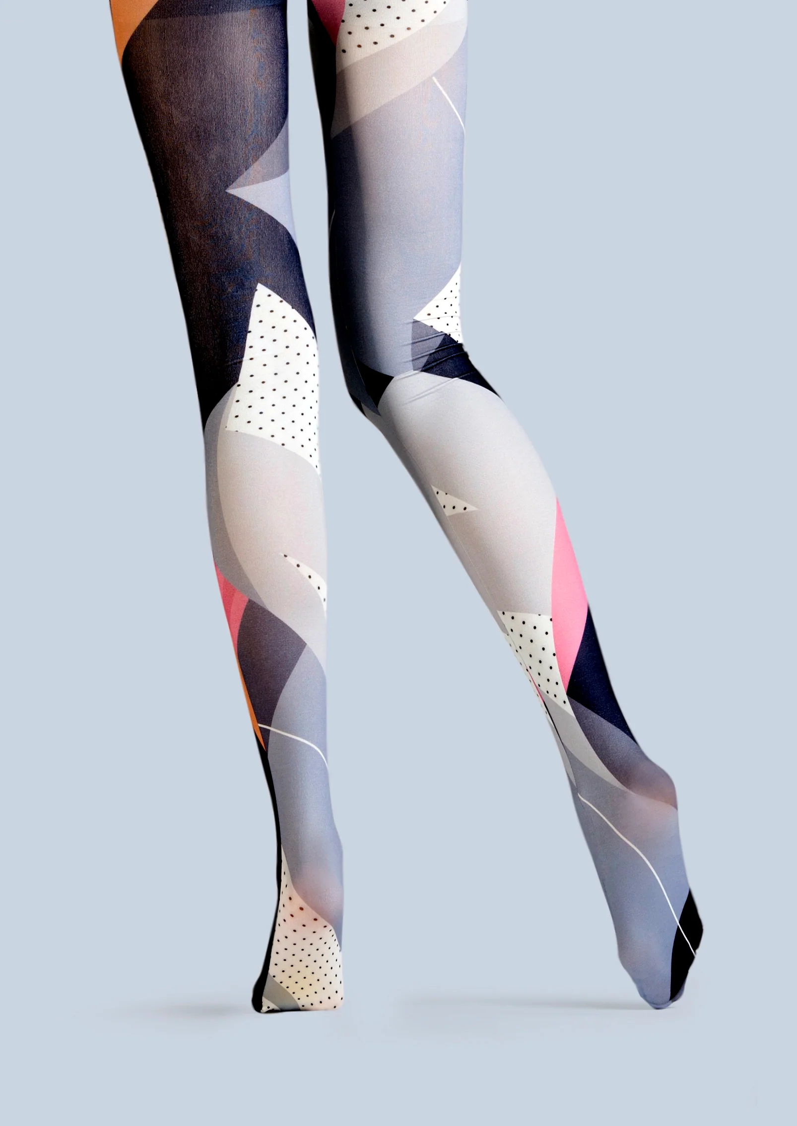 Viken Plan Popart Print Tights Personality Pantyhose/Tights [POP art eclipse] - Image 5