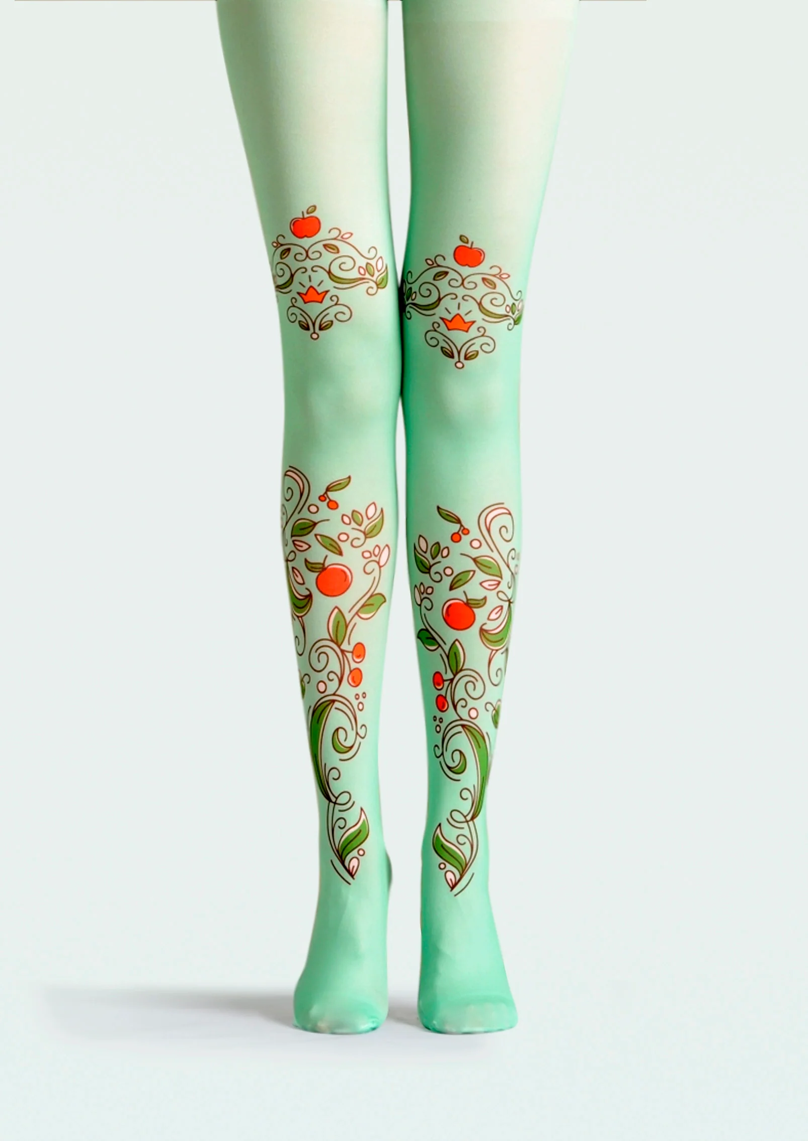 Viken Plan Forest art Print Tights Freshness Pantyhose/Tights [The 19℃ Forest] - Image 3