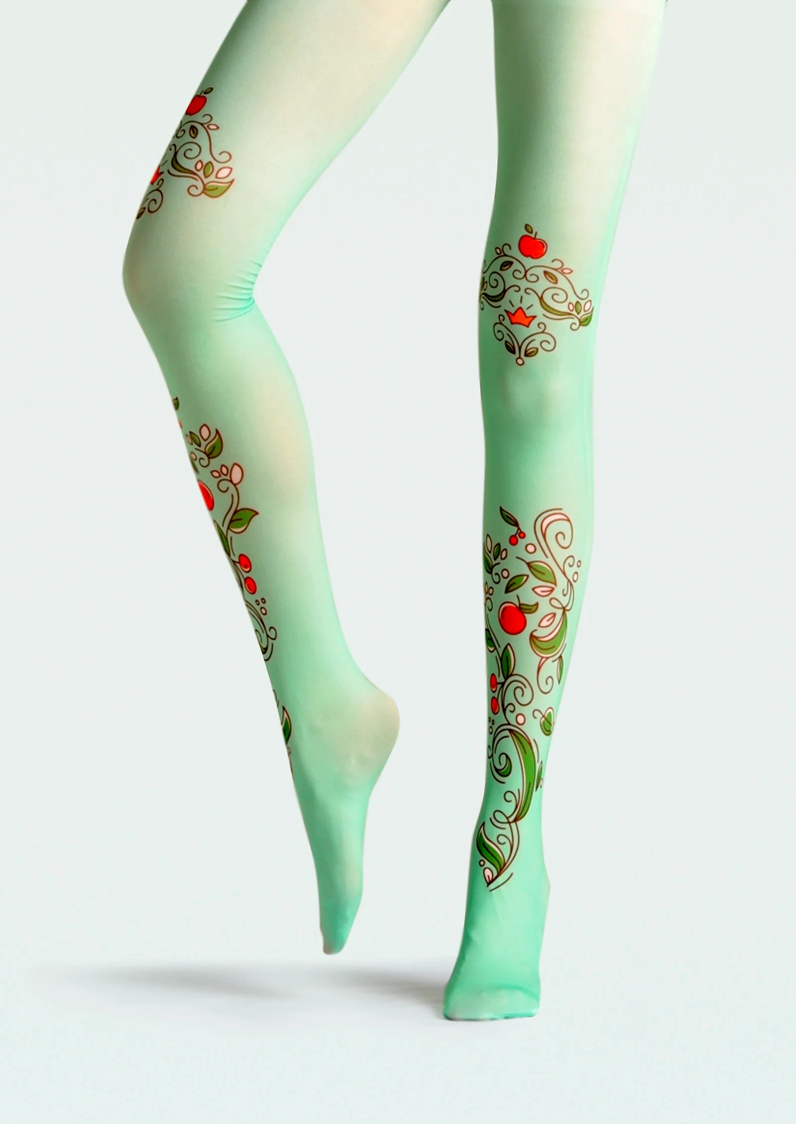 Viken Plan Forest art Print Tights Freshness Pantyhose/Tights [The 19℃ Forest] - Image 4