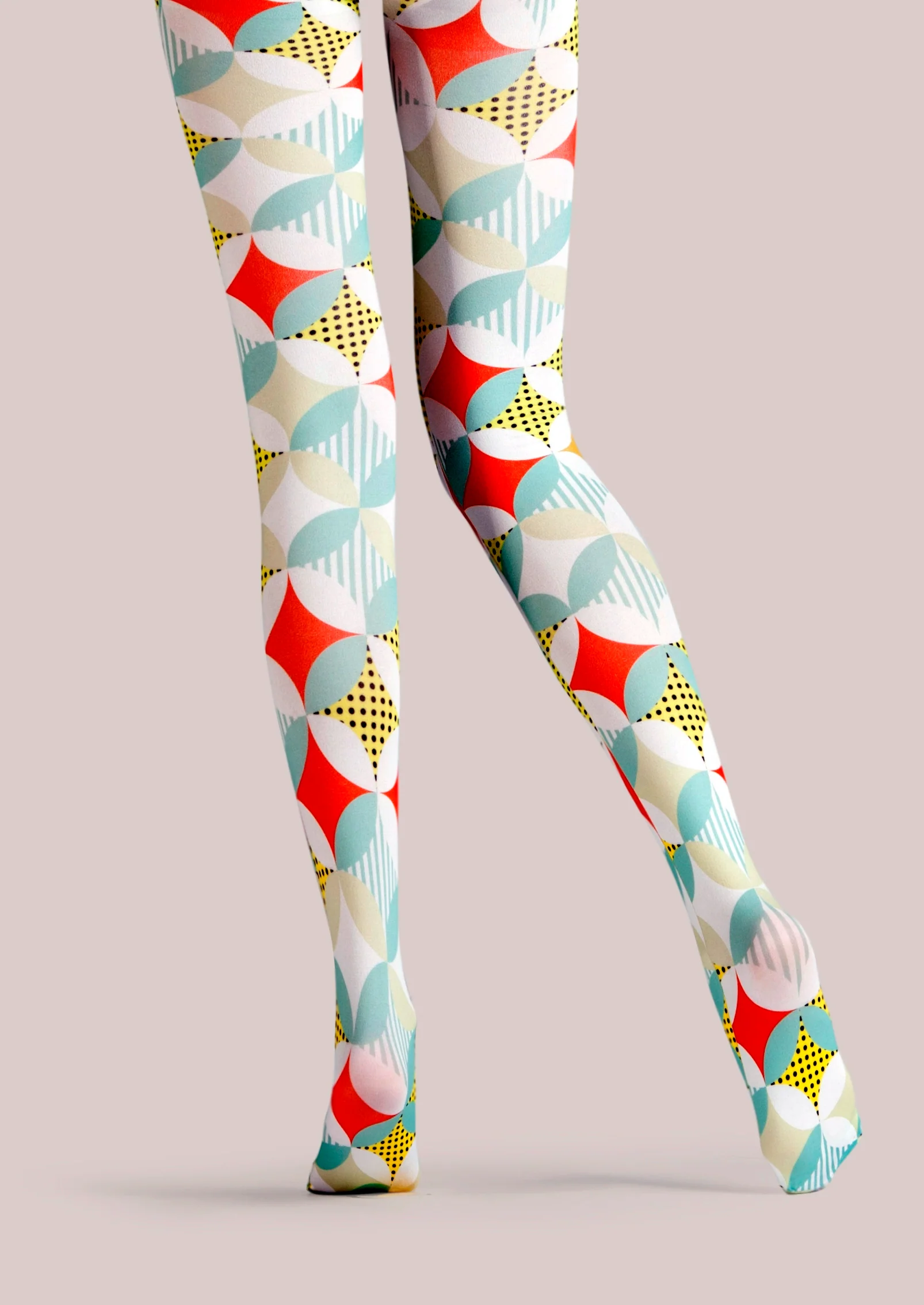 Viken Plan Popart Print Tights Venus Pantyhose/Tights [Venusian] - Image 3