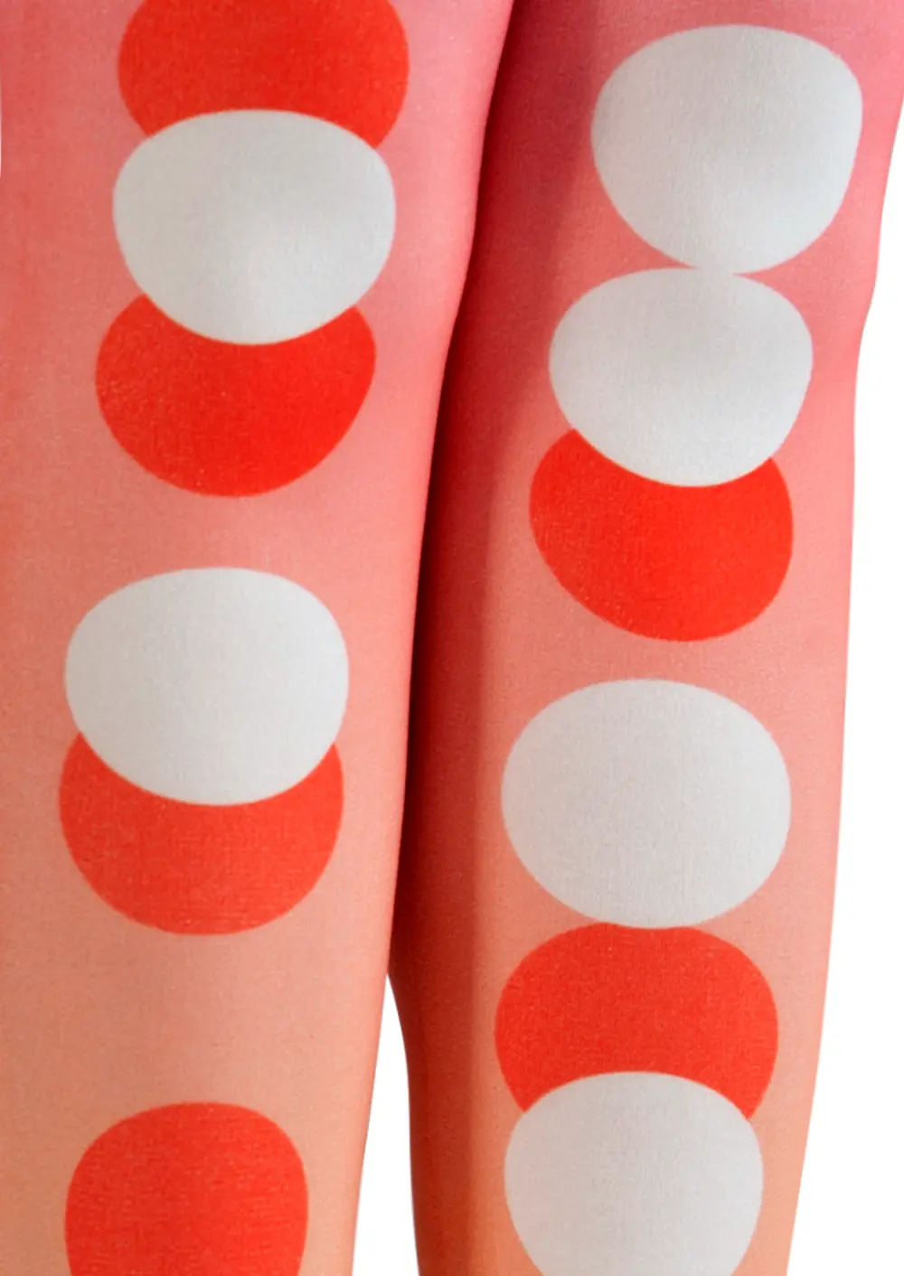 Viken Plan Popart Print Tights Polka dot Pantyhose/Tights [Wave point rhythm] - Image 6