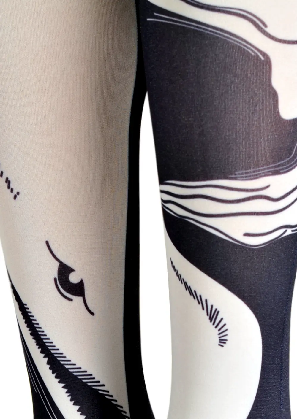 Viken Plan Versatile art Print Tights Whales Pantyhose/Tights [Whalebreaker] - Image 6