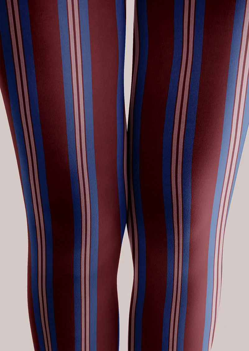 Viken Plan Geometric Art Vintage Groove Tights Hosiery Pantyhose - Image 4