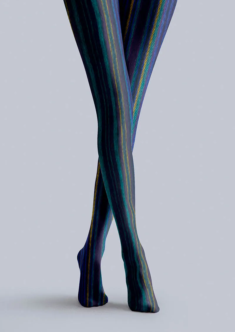 Viken Plan Geometric Art Visual Order Tights Hosiery Pantyhose - Image 4