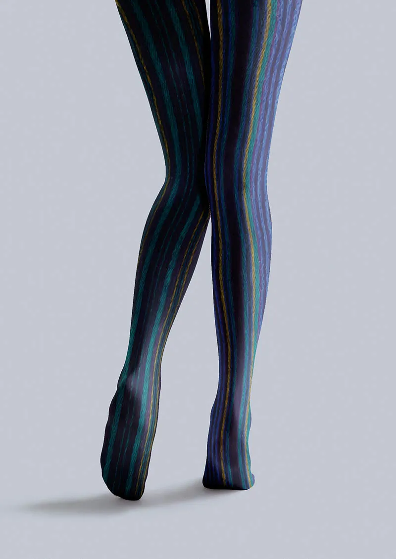 Viken Plan Geometric Art Visual Order Tights Hosiery Pantyhose - Image 5